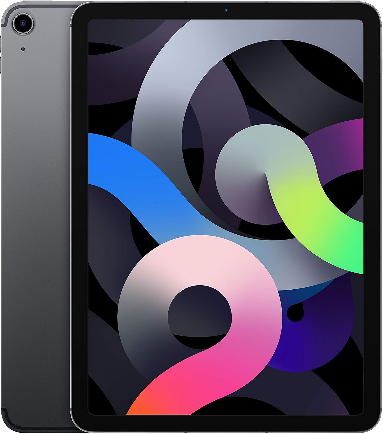 2020 Apple iPad Air (10.9-inch, Wi-Fi + Cellular, 64GB) Space Grey (Renewed)