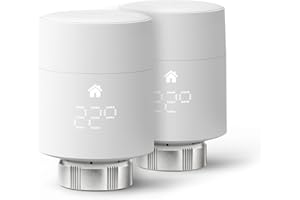 tado° Smart Radiator Thermostat (Vertical Mounting) - Duo Pack, Add-Ons For Multi-Room Control, Intelligent Heating Control, Easy DIY Installation