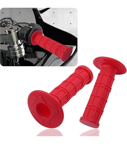 Motorrad Griffe 7/8 Zoll - Anti-Rutsch Gummi Für Besseren Halt