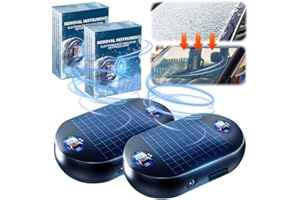 TBLMPNE Defroisseur Degivrant Vitre Voiture, Dégivreur Voiture Anti Givre Voiture Interférentiel, Portable Anti-Givre Moléculaire Electromagnétique, Dégivreur de Vitres Voiture (2 Pcs)