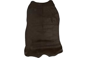 Zerimar Piel Cuero | Pieles Cuero Natural | Retales de Piel para Manualidades | Piel para Artesanos | Retal Cuero | Retales de Cuero | Color: marron | Medidas: 80x75 cm (Marrón oscuro)