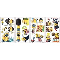 Joy Toy 30000 Minions Wall 4 Sheet Decals Sticker in Blister Pack