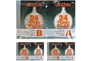 AlcoTec HUGBERT Turbo Klar 24h Klärmittel Schönung Vodka Alkohol Schnaps Wein Bier, 3 Stück