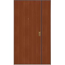 Porta blindata ingresso 883 2 ante 900+300x2100 dx colore Mogano ...