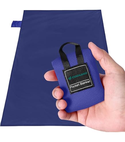 Couverture Pique-Nique Siegvoll Ultra-Légère 70x110cm - Portable, Lavable - Pour Plage, Parc, Camping - Gris