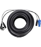Cavo Alimentazione E DMX Powercon | Pronomic Stage EUPPD-5, 5 Metri, Nero - Foto 8