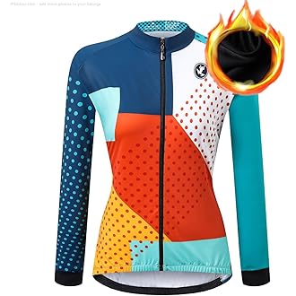 Maglia Ciclismo Invernale Donna UGLY FROG - Termica Maniche Lunghe Con Cerniera, Vello Interno