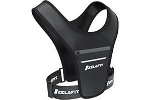 ZelaFit® Running Vest Phone Holder – Running Vest Women & Mens – Adjustable Reflective Running Phone Holder – Ultra-Lightweight Running Bag & Backpack Alternative – Waterproof Phone Pouch & Key Holder