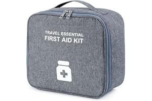 Trousse de Secours Vide Trousse Pharmacie Voyage Trousse Medicaments Étanche Sac de Médecine Grande Capacité Trousse Secours Enfant Trousse Premiers Secours Trousse de Secours Voiture pour Maison