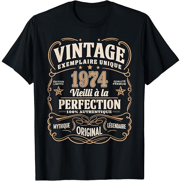 T-shirt Motard Vintage 1983 - 42 Ans Anniversaire - Cadeau Biker - Style Rétro