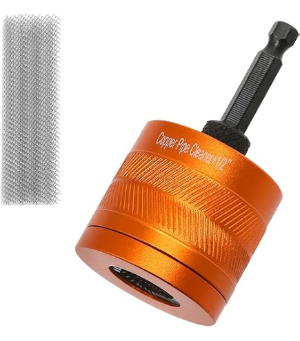 Produktbild von Kupferrohrreiniger-Set – 7-teilig Mit Bürsten 1/2", 3/4", 1" Und Batterieklemmenreiniger, Für Bohrer Oder Handgebrauch