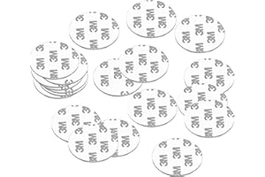 IRYNA Double Sided Sticky Pads Round Adhesive Pads Sticky Pads Heavy Duty Strong Mounting Adhesive Foam Pads Ideal for Indoor and Outdoor Pack of 20(2 x 25mm)