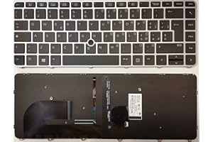 INFOELETTRONICA LO STORE DELLA CONVENIENZA E QUALITA' Tastiera Italiana per HP EliteBook 745 G3, 745 G4, 840 G3, 840 G4 Retroilluminata Cornice Silver