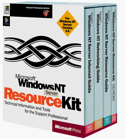 Microsoft Windows NT Server Resource Kit, Version 4.0, 3 vols. w. CD-ROM (Microsoft Professional Editions)