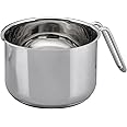 GSW Stahlwaren GmbH Stainless Steel Milk Pot, Silver/Clear, 14 x 12 cm, 1.8 Litre