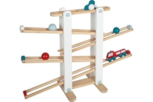 Small Foot Circuit de Billes en Bois, Jouet de motricité XL, pour Enfants à partir de 18 Mois, 12549