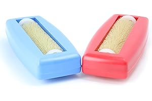 CRUMPY Aspirabriciole non elettrico a rullo spazzola per tappeti tovaglie spazzola briciole Spazzino auto caravan (doppio set)