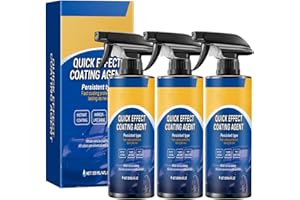 BOHRMA Quick Effect Coating Agent, Sopami Spray Renouvellement de revêtement multifonctionnel, Nuracoat Nano Car Spray, Répare rapidement les rayures et les signes d'usure