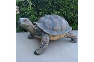 KEXMY Figurine de jardin en forme de tortue, résistante aux intempéries