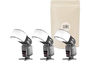 ADAPTOUT X3 Flexibler Diffusor Universal Flash Externe Kompatibel Alle Marken Foto Nikon Canon Yongnuo Sony Pentax Olympus Vivitar Godox usw. - Adaptive French Marke ...