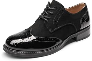 DREAM PAIRS Womens Brogue Lace up Ladies Flat Low Heel Smart Vintage Oxfords School Shoes