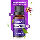 AURAN Lavanta Esansiyel U&ccedil;ucu Koku Yağı Buhurdanlık Yağı Dif&uuml;z&ouml;r Esansı Hobi Esans Ortam Oda Kokusu 10ml