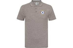CHELSEA F.C. Chelsea FC Officiel - Polo de Football pour Homme - avec Blason