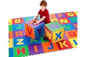 Trendi® 26pcs Soft EVA Foam Baby Children Kids Play Mat Alphabet Letters Puzzle Jigsaw 29cm x 29cm