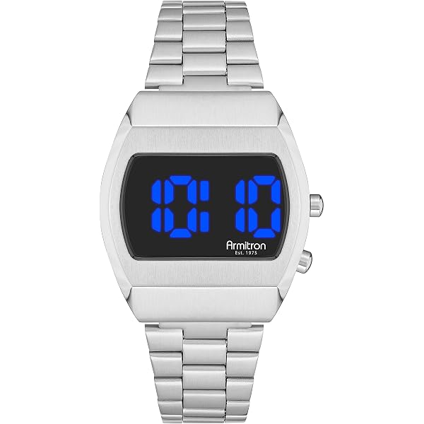 Sekonda Orologio Classico Uomo Al Quarzo - Digitale Giorno/data, Cinturino In Acciaio Inox Dorato, 34 Mm, Nero E Argento