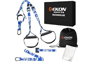 Ekon Sports TRX Fitness Suspension Training - Set Suspension Training - Stirnbänder TRX Fitness & Home - TRX Elastische Fitness Aufhängung