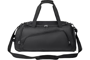 WVLIROD Gym Bag With Dry Wet Separation And Shoe Compartment Pockets Water Resistant Weekender Duffel Travel Bags