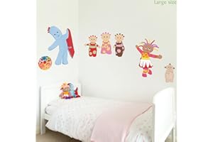 STICKERSCAPE in The Night Garden Friends Wall Sticker (Large Size) | Official in The Night Garden Wall Sticker