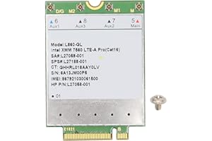 ANNADUE Módulo 4G LTE, L860-GL Cat 16 SPS L27188-001 Tarjeta de Red para Elitebook X360 830 840 850, Plug and Play.