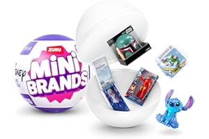 Mini Brands Capsula Disney Store Serie 3 di ZURU, Minis, Confezione con oggetto misterioso, Oggetti da collezione Disney, 1 Capsule