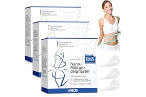 FRUITWEALTH SMGT-GLP-1 Nano Microneedle Patch, Glp-1 Microneedlepatch for weight loss, Trim Patch Slimming Patches, Gentle Breathable Nano Patches for Women & Men(3 Box Include 12 PCS)