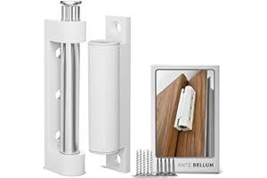 Ante Bellum Tür- und Fensterscharniere – Dauerhaft Ersatzscharniere für Türen und Fenster, universelle Fensterbeschläge Ersatzteile für Insektenschutztüren, Dreh-Kipp-Fenster, einfache Montage (Weiß)