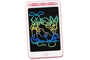 Richgv 8.5 inch Colorful Screen Drawing Doodle Board with Stylus for Kids. Digital Scribbler Pad. LCD Writing Tablet One Button Erase. Educational Toy For Toddlers, Gifts for Boys Girls Upgraded