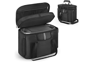 Jaffzora Power Station Carrying Case for EcoFlow Delta 2/3 Plus – Shockproof, Waterproof Cover with Ventilated Window & Adjustable Strap for Outdoor Travel