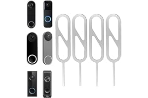 VAYFONI 4-Pack Doorbell Key Tool – Doorbell Opening & Release Removal Pin – Security Key Replacement for Arlo, Tapo & Ring Video Doorbells – Compatible with Arlo & Other Video Doorbells