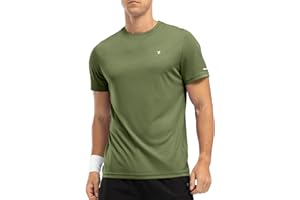 Rdruko Mens UV Swim Top Short Sleeve Rash Guard Shirts UPF 50+ Quick Dry Running Outdoor Sport Gym Tops