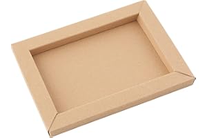 folia Little Paper Frames 64802 Lot de 48 cadres photo rectangulaires en carton à coller 8 couleurs assorties