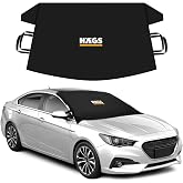 Haegs Buz ve Kar &Ouml;nleyici Ara&ccedil; &Ouml;n Cam &Ouml;rt&uuml;s&uuml; Brandası | Ağır Hizmet Tipi 600D Oxford Kumaş | Arabalar, SUV`lar, Kamyonetler İ