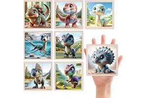 TUNJILOOL Puzzle per bambini a partire da 3 4 5 6 anni, 8 x 6 pezzi, puzzle in legno, giocattolo educativo prescolare, regali per bambini per ragazzi e ragazze