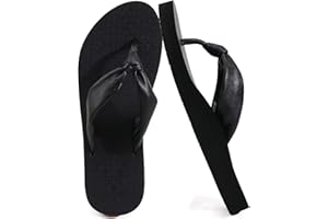 KuaiLu Tongs Femmes Confort Yoga Matte Séparateurs d'orteils Légers Confortables Cuir Tongs Été Plage Orthopédique Sandales