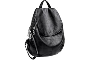 UTO Damen Rucksack gewaschenes PU Leder Reisetasche Große Kapazität Für Frauen Schultertasche Multifunktionaler Beutel