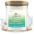 Glade Extra Large Scented Candle, Home Décor Jar Candle Infused with Essential Oils, 85 Hour Burn Time, Seaside Beach Sands, 454g