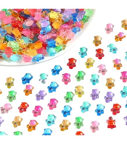 Moguri 50 Mini Flamencos De Resina Brillan Oscuridad | 1.38 Cm | Adornos Para Casas De Muñecas Y Acuarios