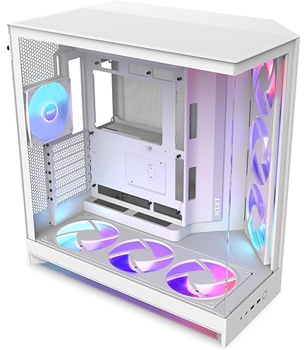 NZXT H9 Flow RGB (2025) – Büyük Çift Bölmeli ATX Mid-Tower Airflow