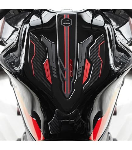 Autocollant Résine 3D Resin Bike Pour Kawasaki Ninja 1000 SX 2024-2025 Rouge - Protection Réservoir Moto