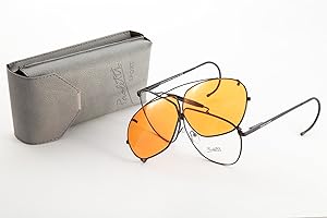 Liu Jo Jeans Paoletti - Gafas de tiro con platillo de caza, color naranja